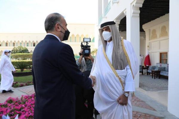 تور ارزان قطر: ملاقات امیرعبداللهیان با امیر قطر در یک مکان دلچسب، عکس