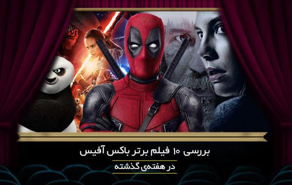 ددپول و تمام! بررسی 10 فیلم برتر باکس آفیس در هفته گذشته ددپول و تمام! آنالیز 10 فیلم برتر باکس آفیس در هفته گذشته